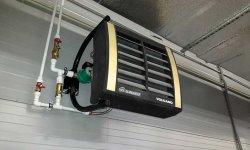 Электрический водяной калорифер для приточной вентиляции и его схема