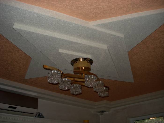 декоративная штукатурка на потолке