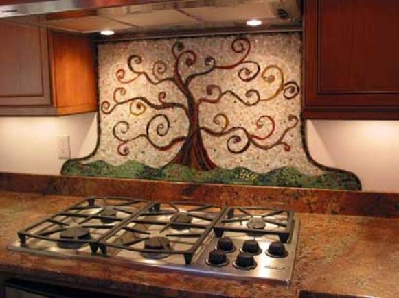 керамическая плитка мозаика для кухни