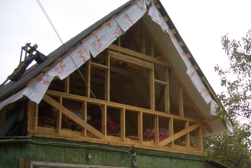 фронтон деревянного дома своими руками