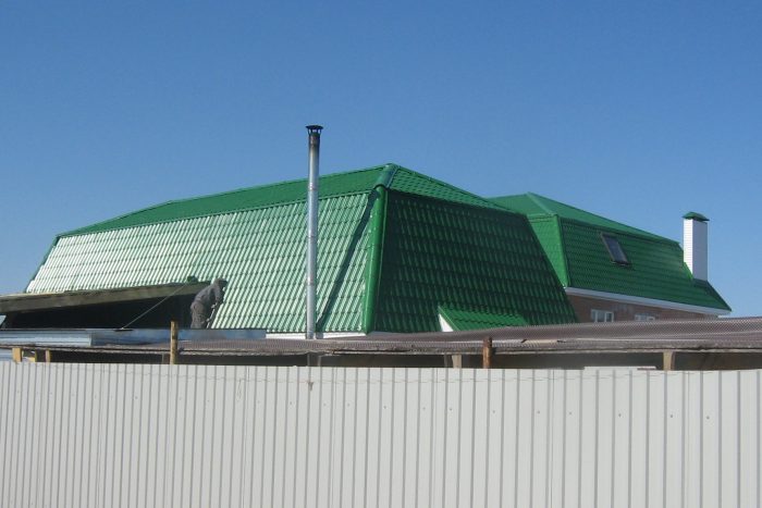 промышленная крыша