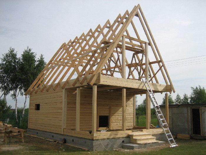  стропильная система деревянного дома