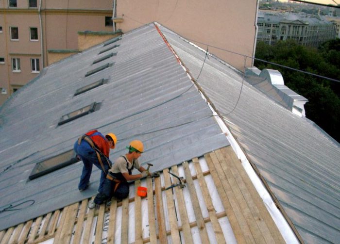 цена ремонта крыши