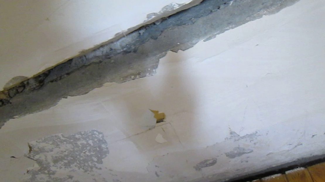 отверстия в потолке из бетона