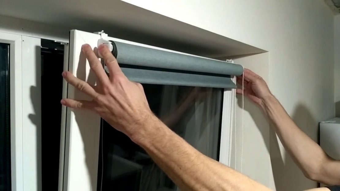 Оцените количество материала рулонных штор для окна.
