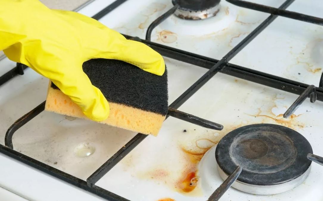 Как очистить решетку плиты до блеска 