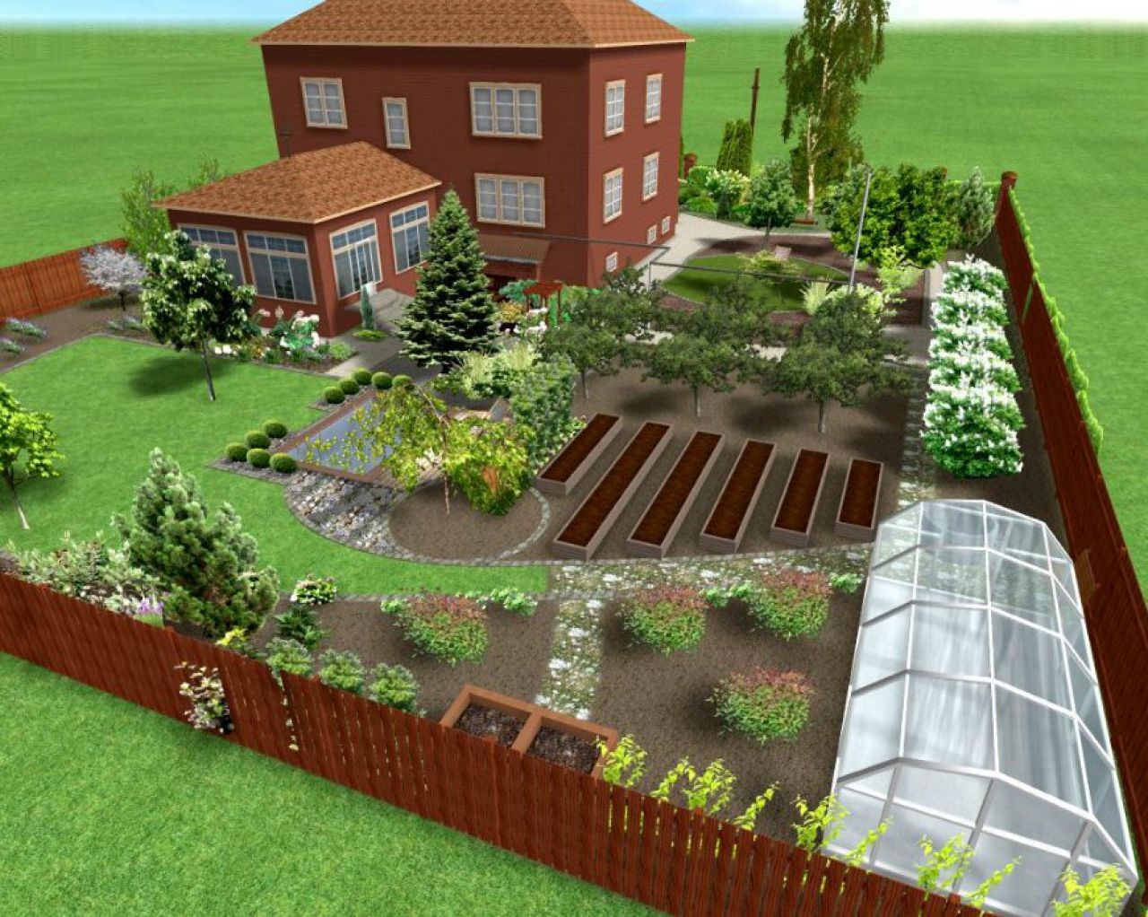 Планировка участка в 20 соток планировка сада и огорода