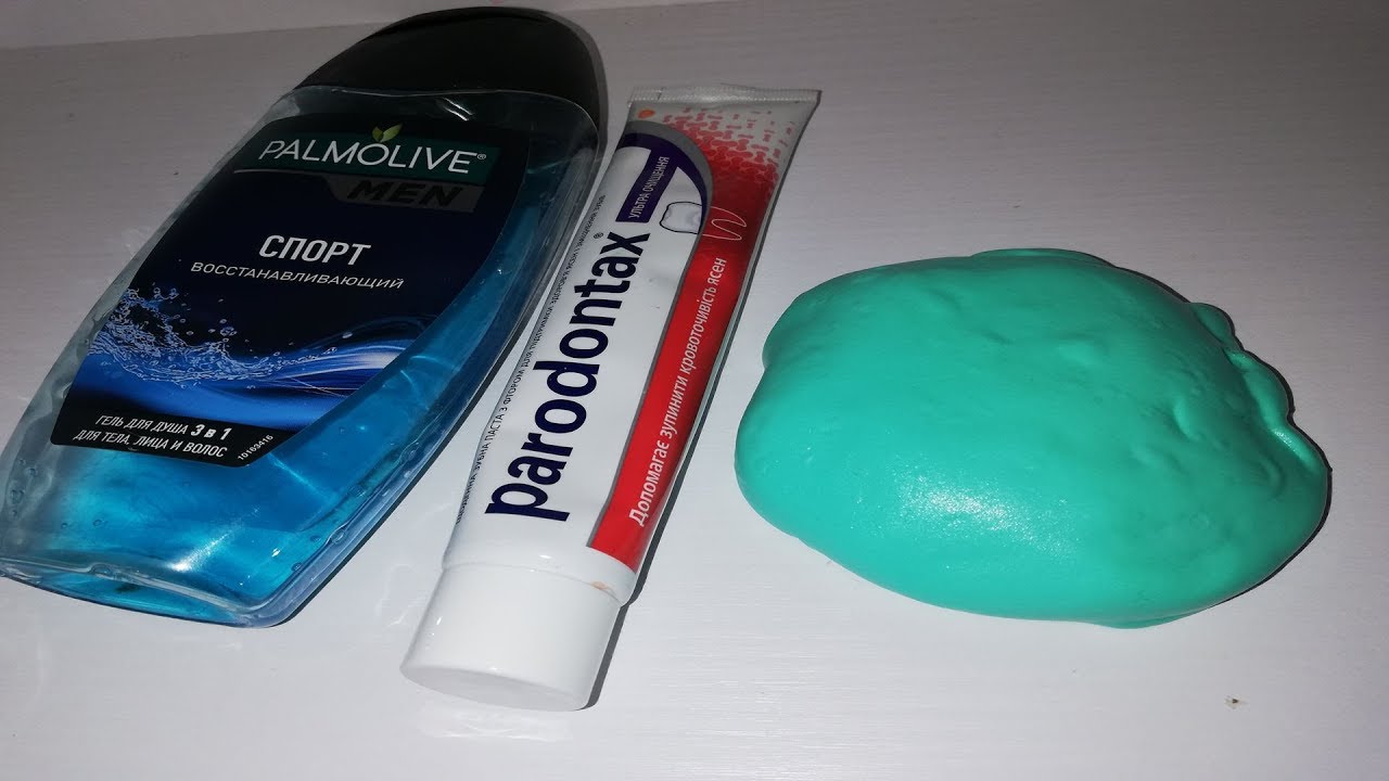 Как сделать слайм из шампуня мыла жидкого соли и муки